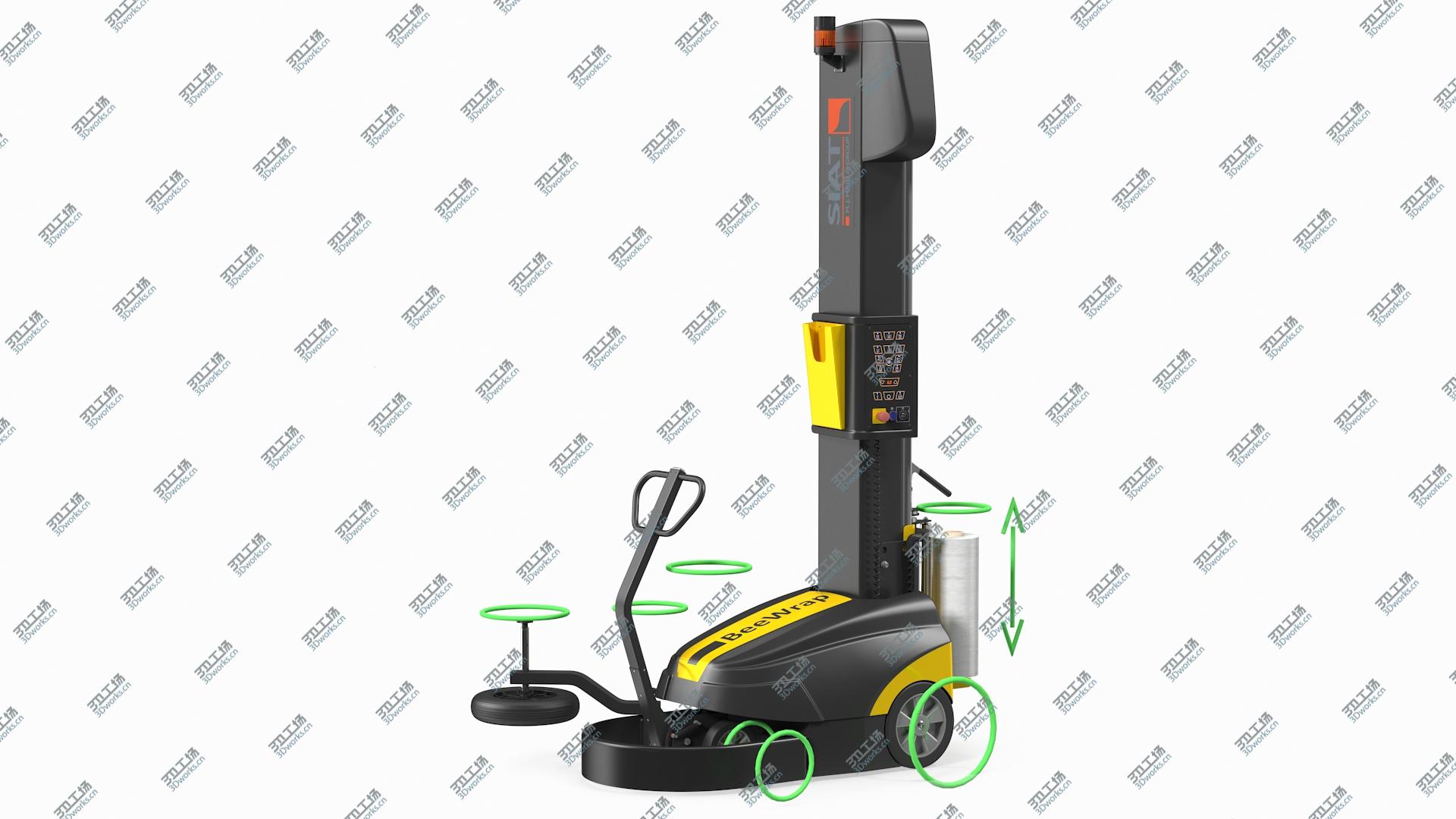 images/goods_img/202105074/Siat BeeWrap Stretch Robotic Pallet Wrapper Rigged 3D model/3.jpg